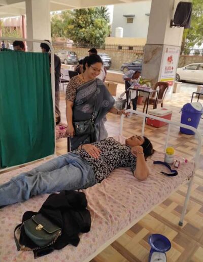 Blood Donation Camp at Sophia Sr. Sec. School, Lalarpura, Jaipur
