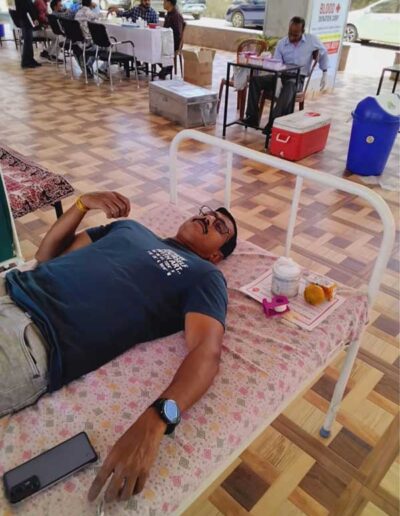 Blood Donation Camp at Sophia Sr. Sec. School, Lalarpura, Jaipur