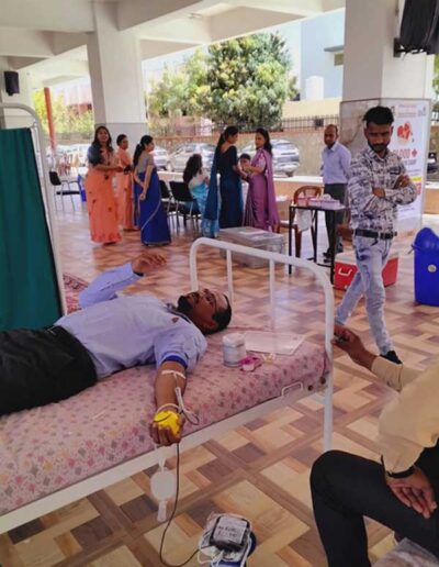 Blood Donation Camp at Sophia Sr. Sec. School, Lalarpura, Jaipur