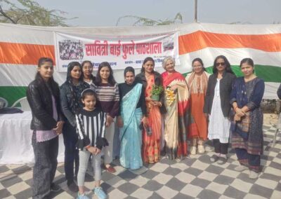 Food distribution on 26th January by Sourya Sanstha at Gurjar Ki Thadi, Jaipur.