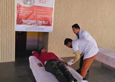 Blood Donation Camp at St. Angela Sophia Sr. Sec. School, Ghat Gate, Jaipur