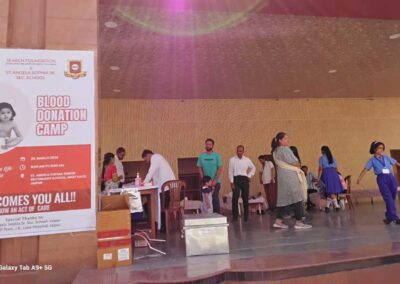 Blood Donation Camp at St. Angela Sophia Sr. Sec. School, Ghat Gate, Jaipur