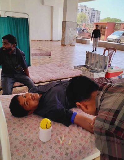 Blood Donation Camp at St. Anselm's Pink City School, Malviya Nagar, Jaipur.