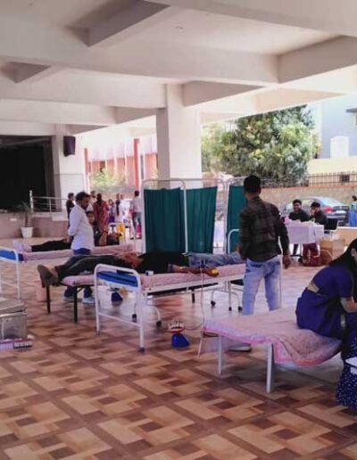 Blood Donation Camp at St. Anselm's Pink City School, Malviya Nagar, Jaipur.