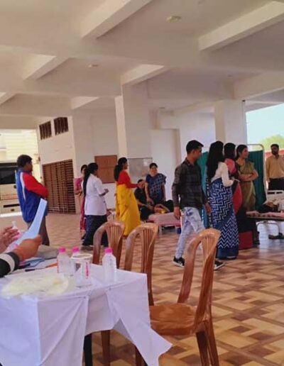 Blood Donation Camp at St. Anselm's Pink City School, Malviya Nagar, Jaipur.