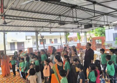 Independence Day food distribution at Siddheshwar Mandir, Malviya Nagar, Jaipur