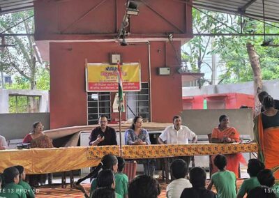 Independence Day food distribution at Siddheshwar Mandir, Malviya Nagar, Jaipur
