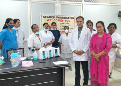 Donated infusion pumps, JK Lone Hospital, JLN Marg Jaipur