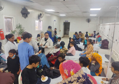 Starting 2026 by Sharing Joy and Smiles over Fruits and Snacks at JK Lone Hospital