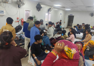 Starting 2026 by Sharing Joy and Smiles over Fruits and Snacks at JK Lone Hospital