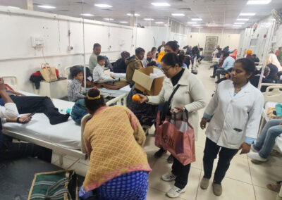 Starting 2026 by Sharing Joy and Smiles over Fruits and Snacks at JK Lone Hospital